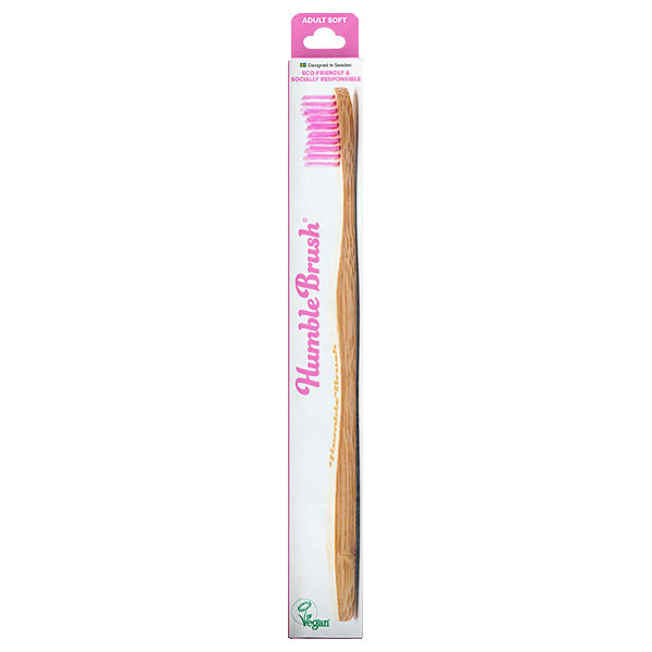 The Humble Co. Bamboo Humble Brush - Purple - Soft